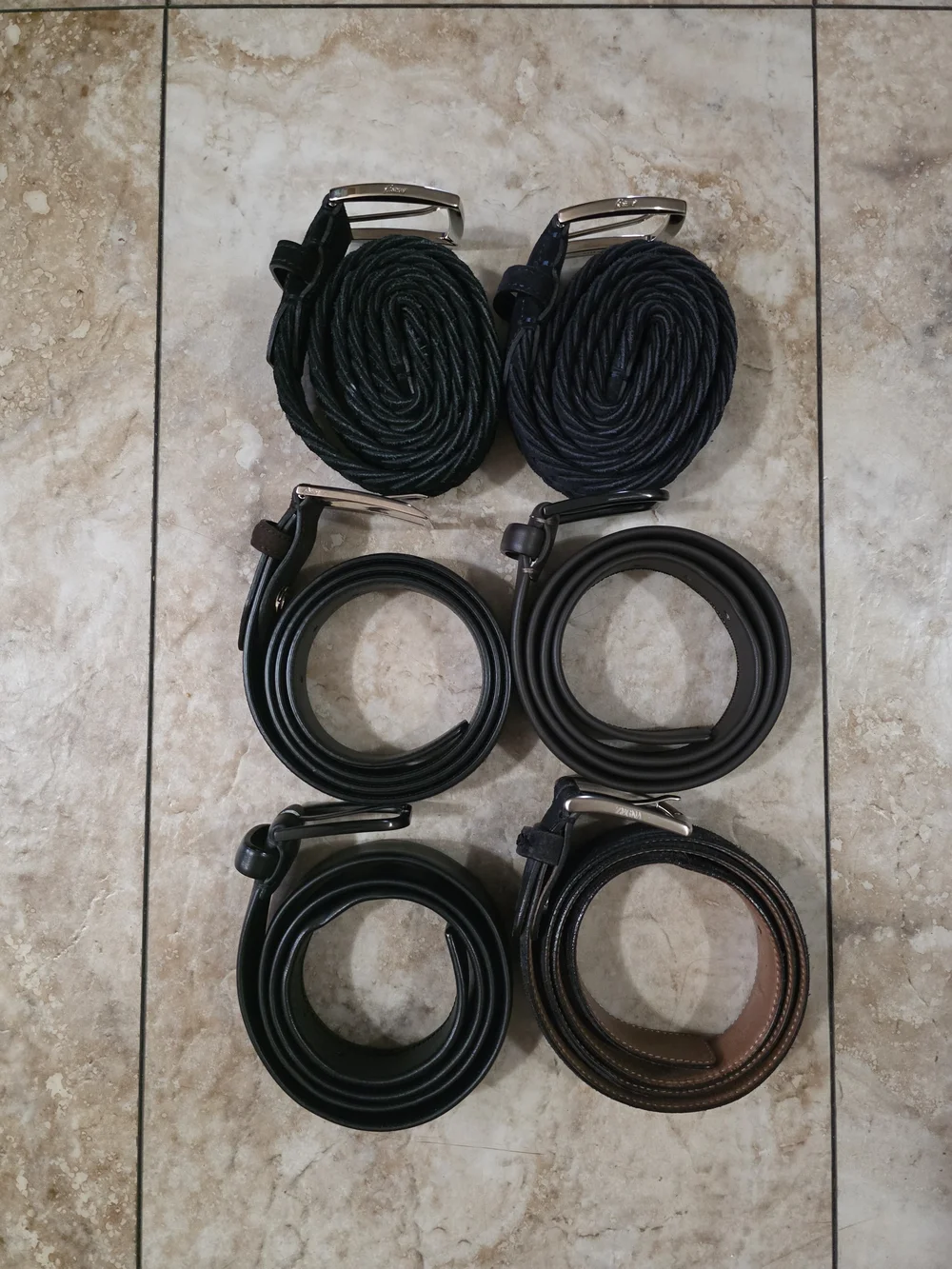 6 - Luxury Brioni and Zegna Belts - Italian Designer All Size 95 Cm